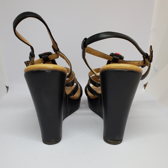 Torrid Beaded Strappy Wedge Platform Sandals *FIRM* - Picture 5 of 11